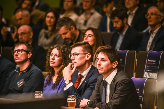 The front rows during the keynote.